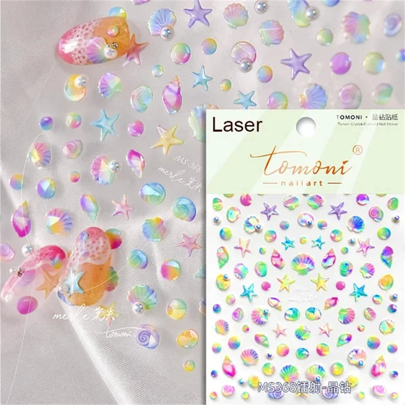 Soft Relief Decoration Nail Art Stickers