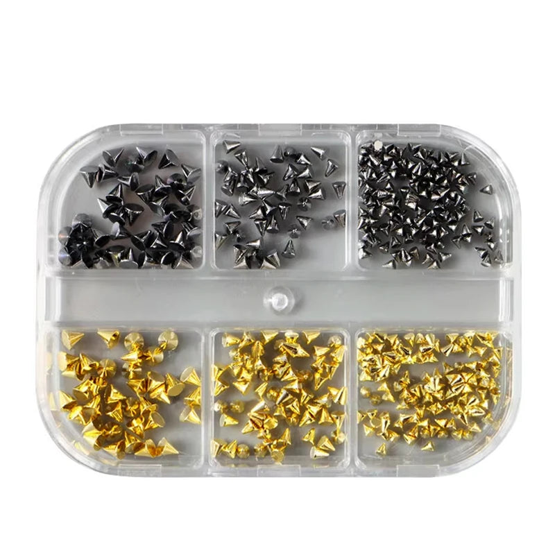 Punk Nail Rivets Spikes Metal Studs