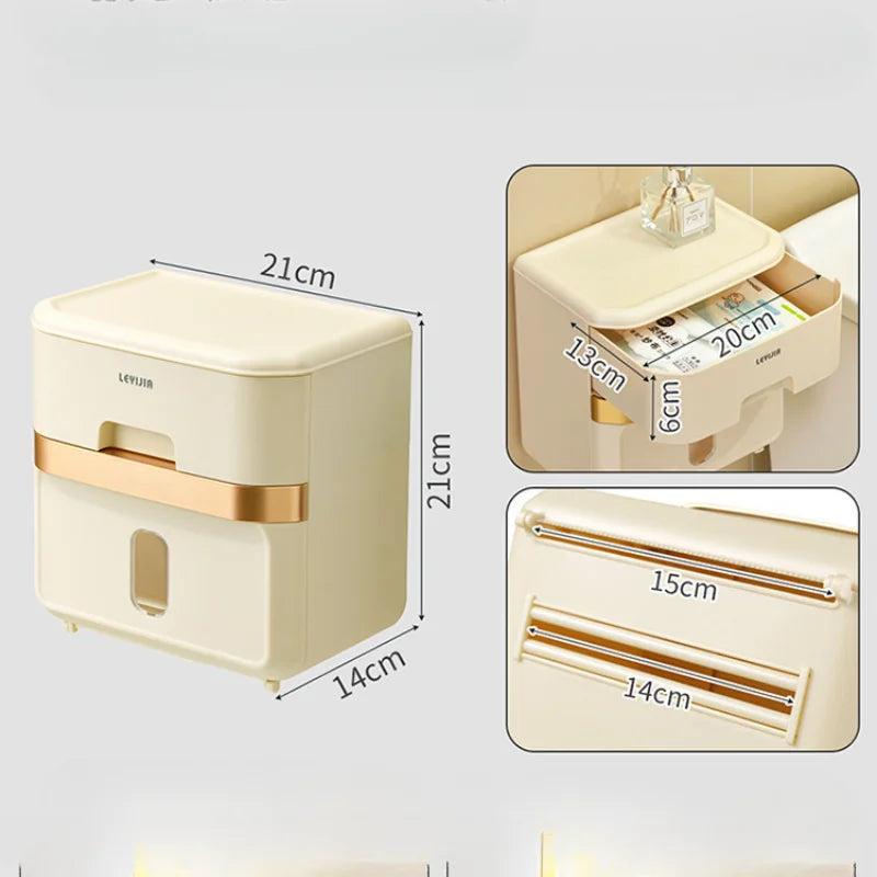 Punch-free Waterproof Paper Towel Box