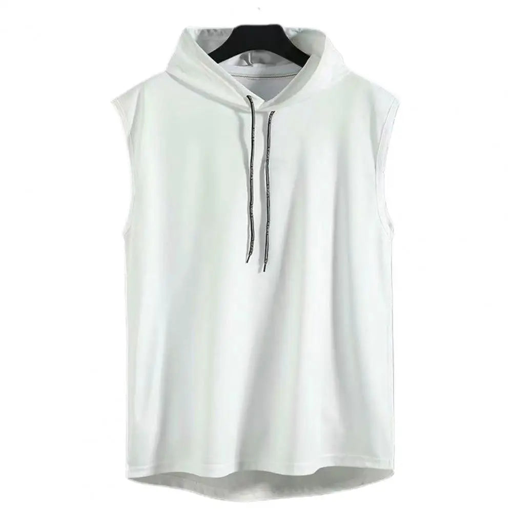Tank Tops Vest Sleeveless Tees Hooded T Shirt