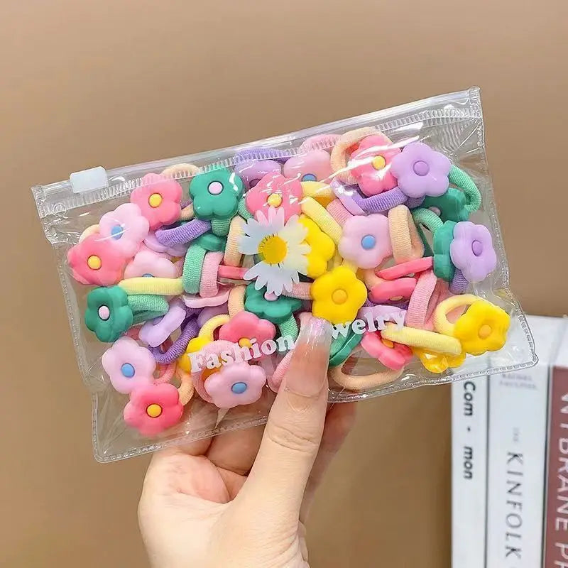 Cute Cartoon Rubber Elastic Hair Bands