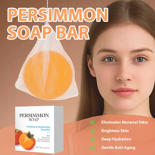 Persimmon Soap Bar for Body Odor