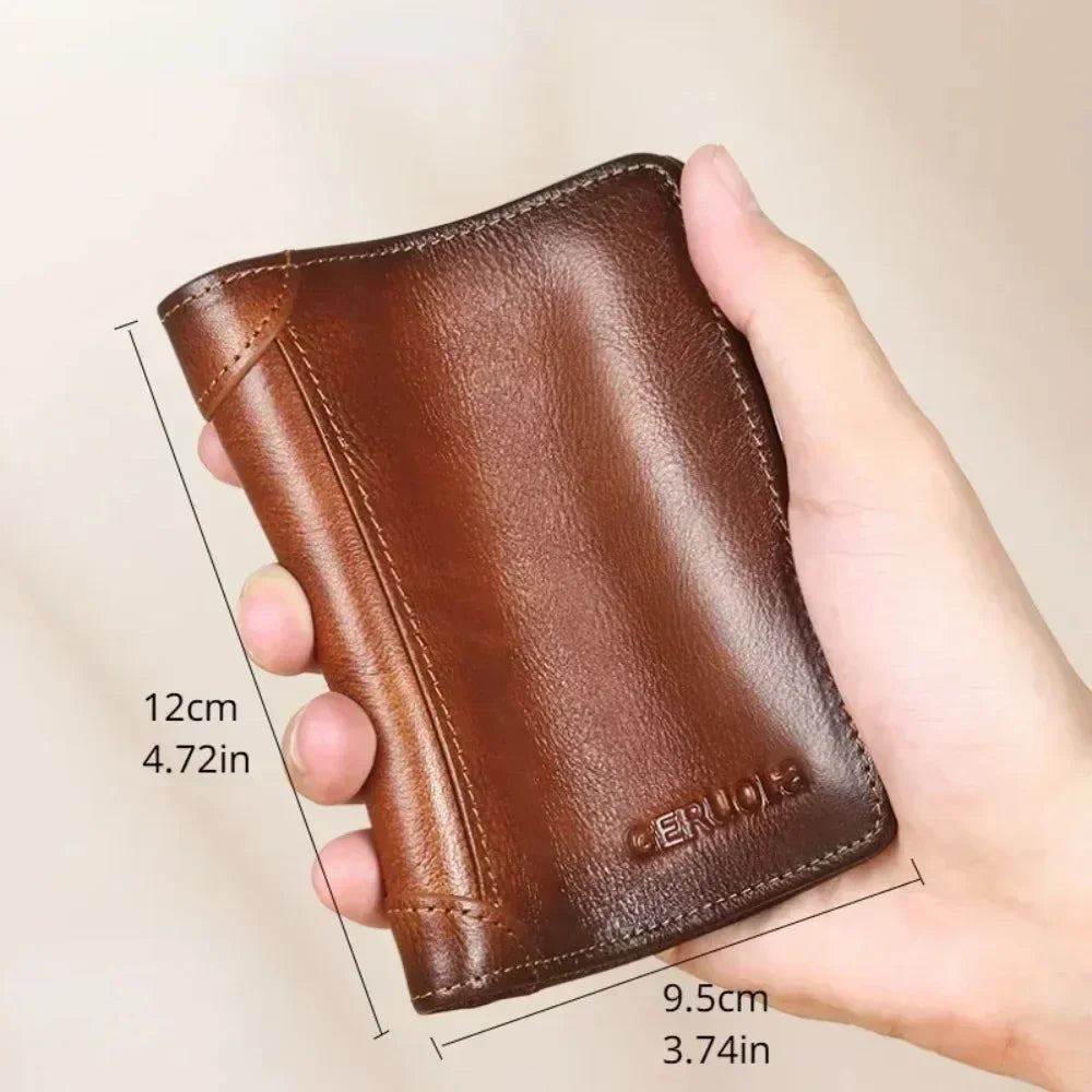 Men's Genuine Leather Business Purse