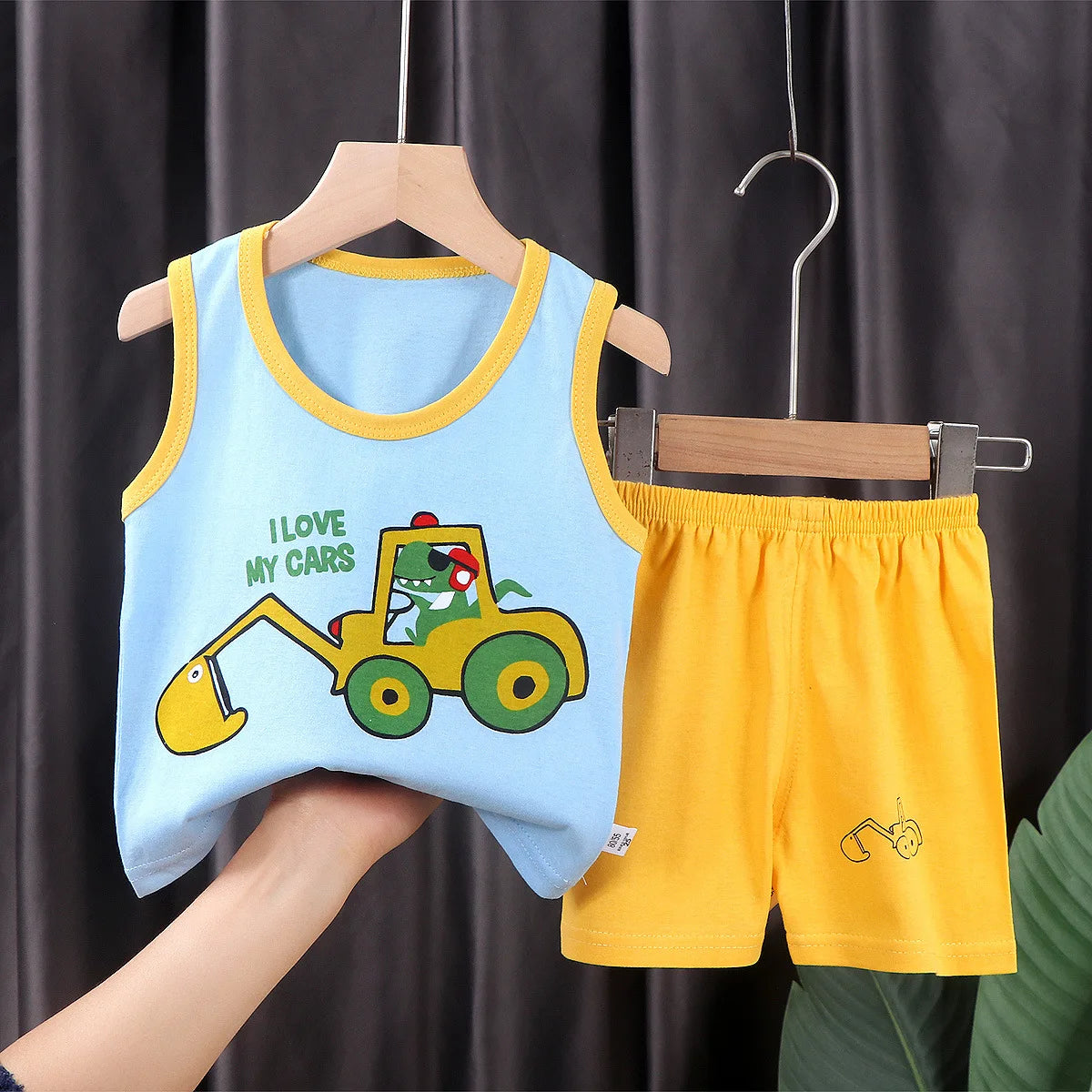 2PCS Children Suit T-Shirts+Shorts