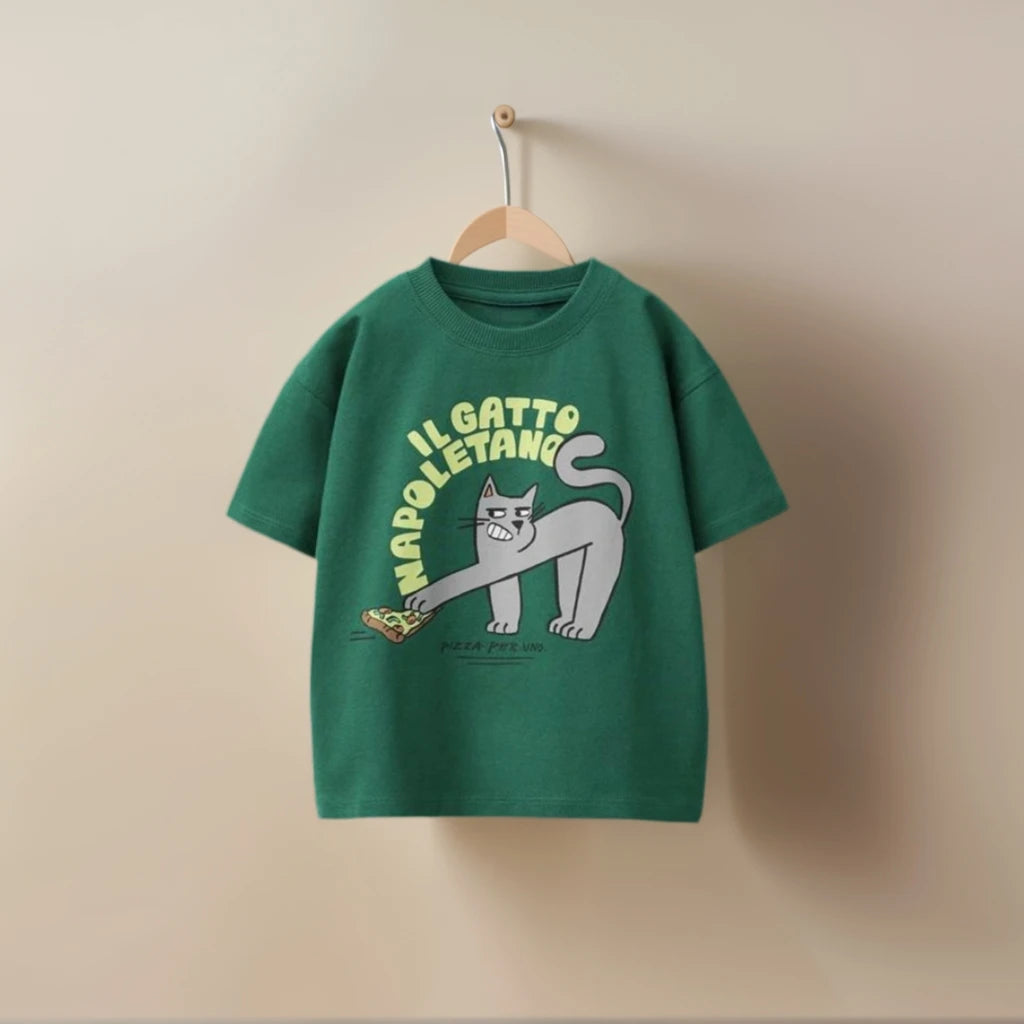 Children T-shirt Printed Cartoon Sport Shirt