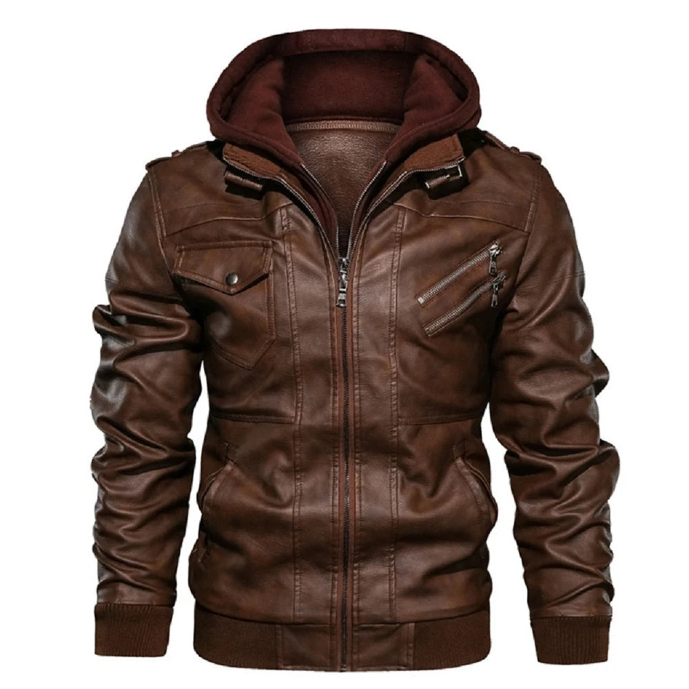 Men's Casual perfect Biker Leather Jackets