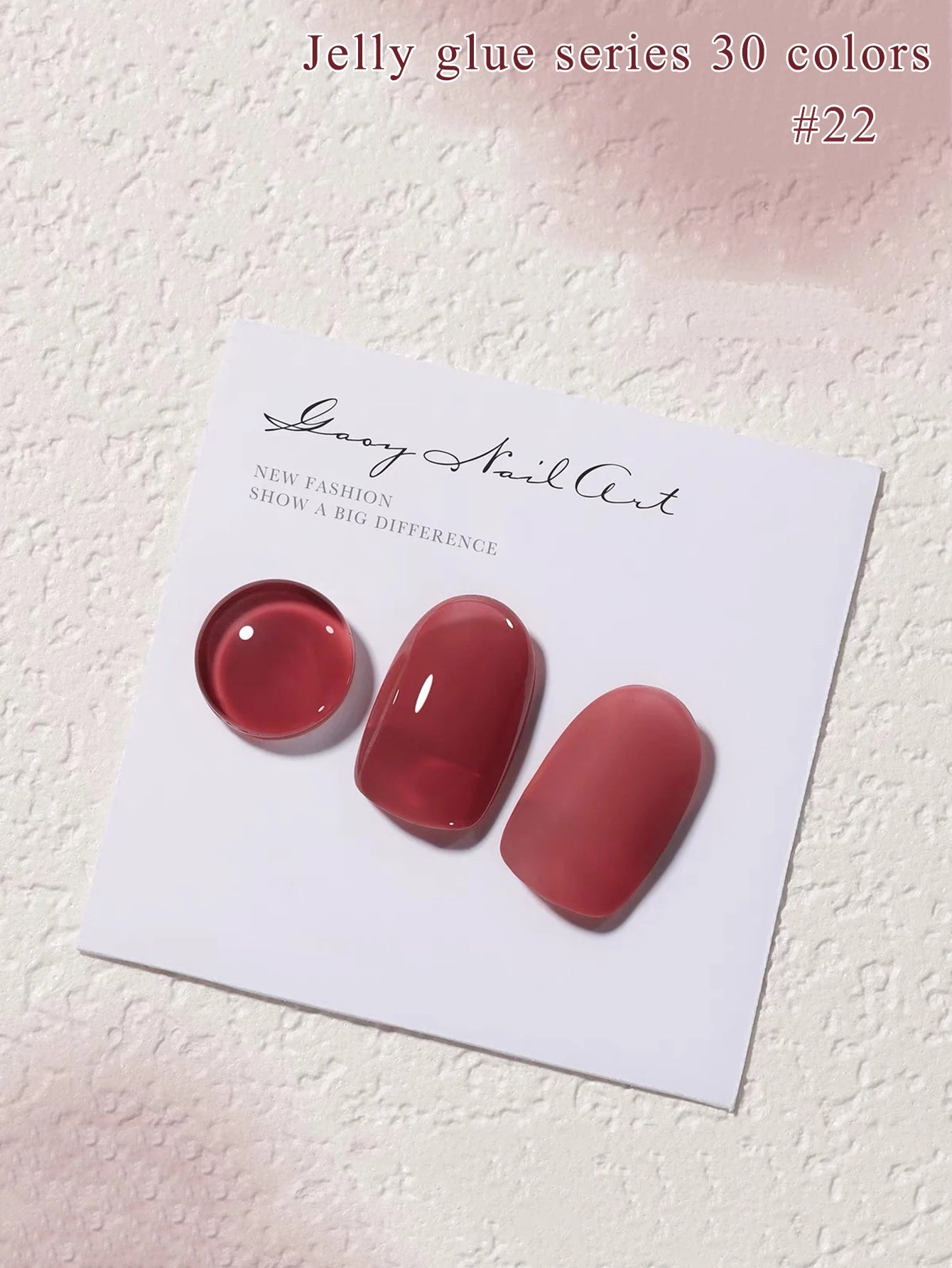 Pure Desire Blush Jelly Gel Nail Polish