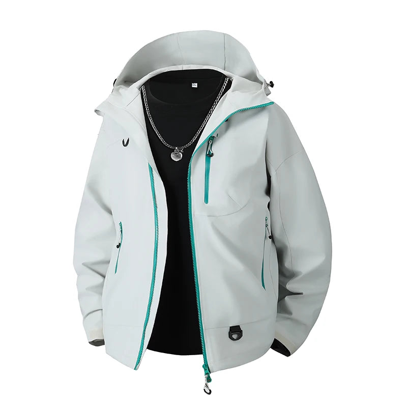 Windbreaker Hooded Zip Up Hiking Jackets