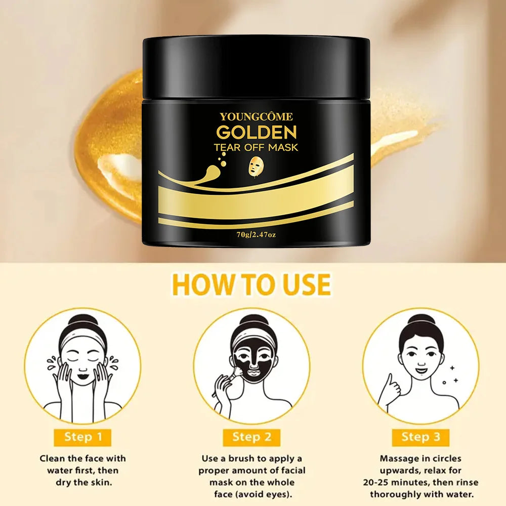 24K Gold Tear Off Mask Blackheads Remover