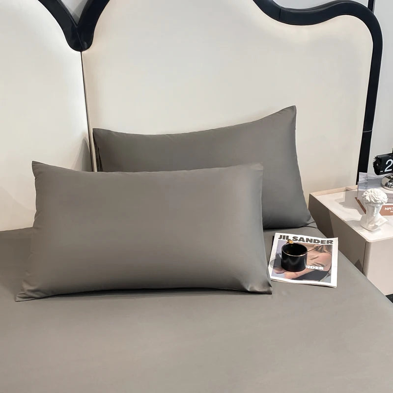 Fiber Fitted Bed Sheet Pillowcase Set