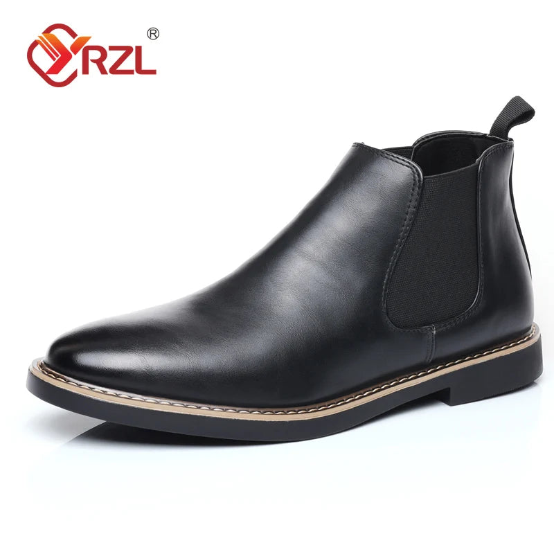 Men Chelsea Retro Comfortable PU Leather boots