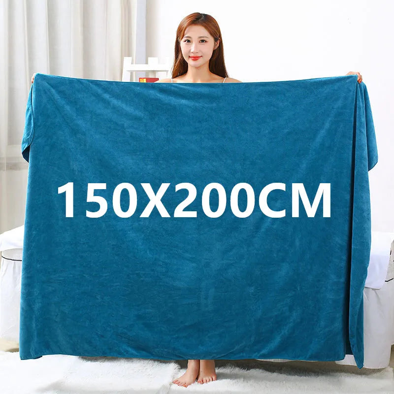 Extra large microfiber bath towel