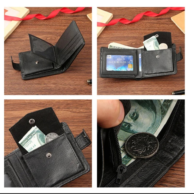 Men's Slim Leather Multiple Card Holder