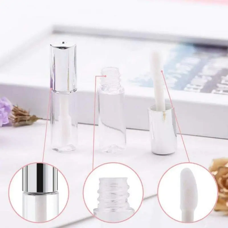 Empty Lip Gloss Tube Plastic Refillable Bottles