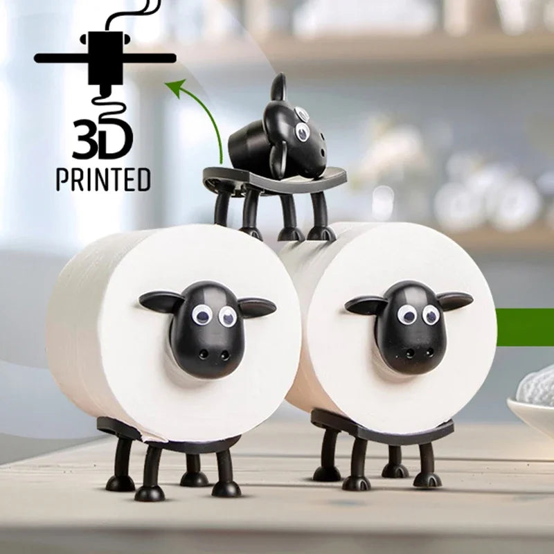 Cute Sheep Roll Paper Rack