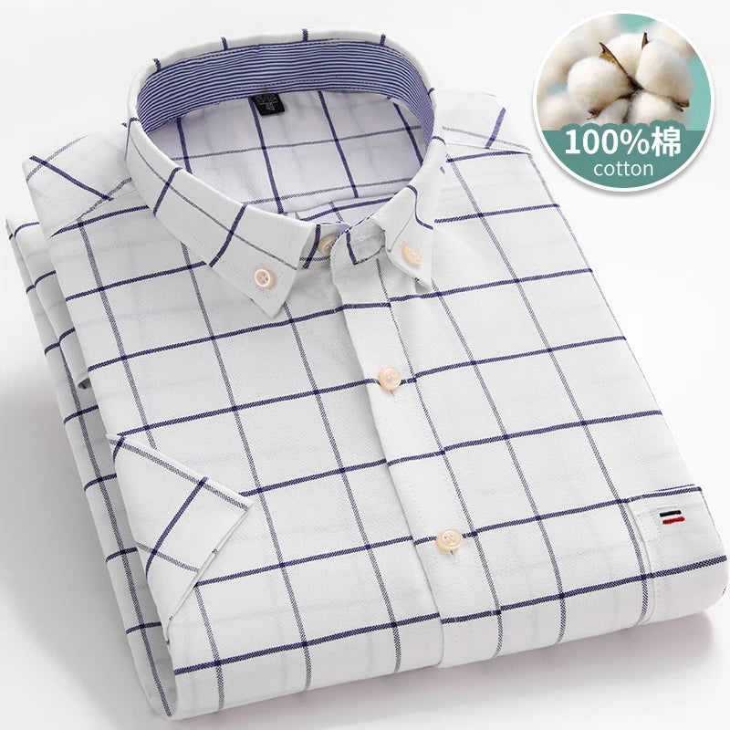 Oxford Cotton Casual Shirt For Men
