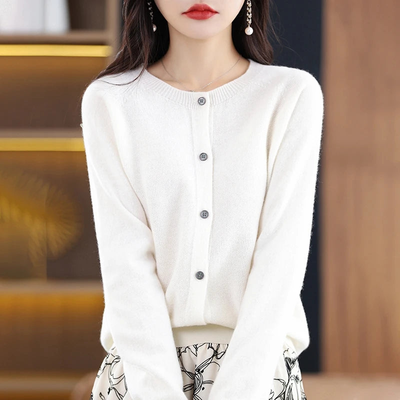 High-Grade Knit  Cardigan Fashion Coat