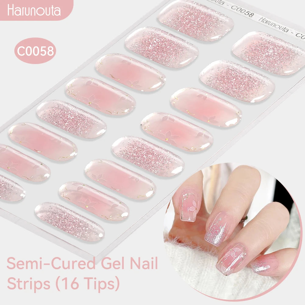 Gradient Semi Cured Gel Nail Strips