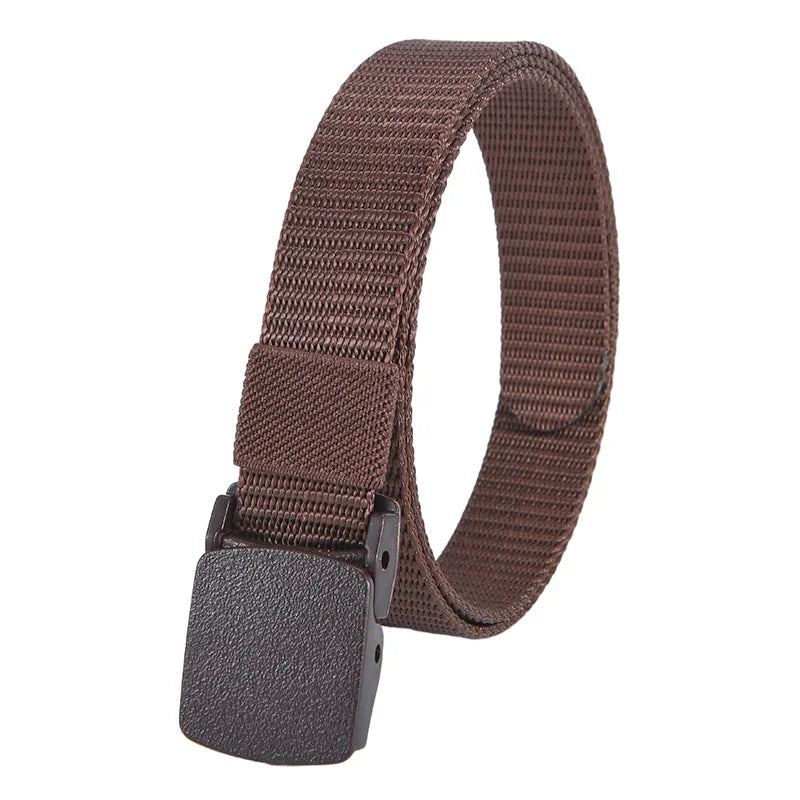 Military Unisex Automatic Buckle Nylon Belt