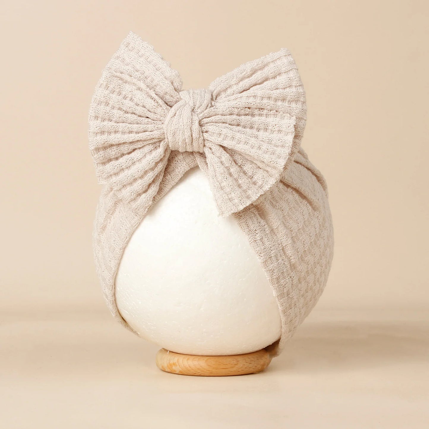 Lovely Bow knot Knitted Baby Head Wraps