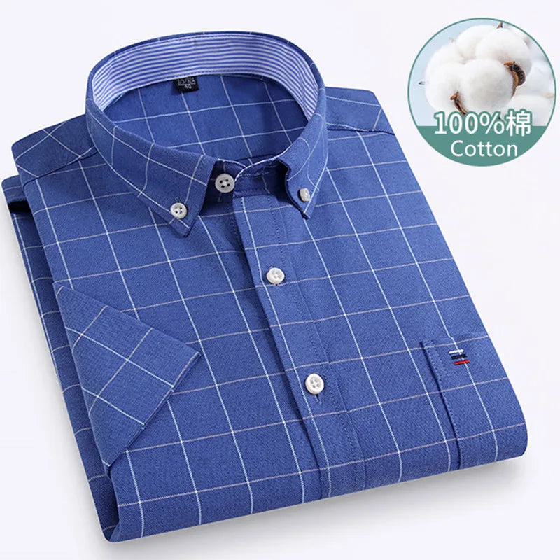 Oxford Cotton Casual Shirt For Men