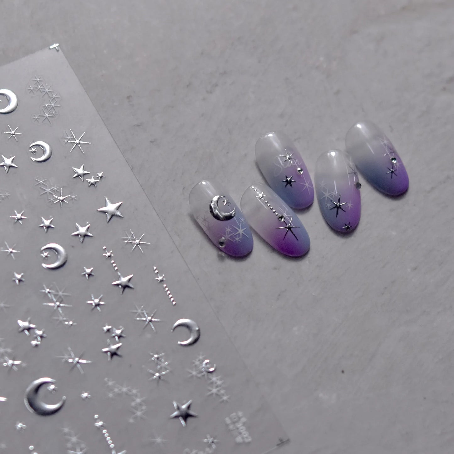 3 D Bronzing Nail Art Sticker