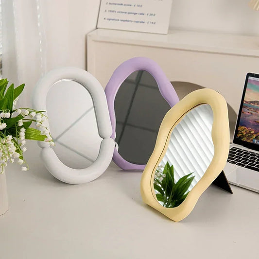 Desktop Oval Makeup Mirrors decor