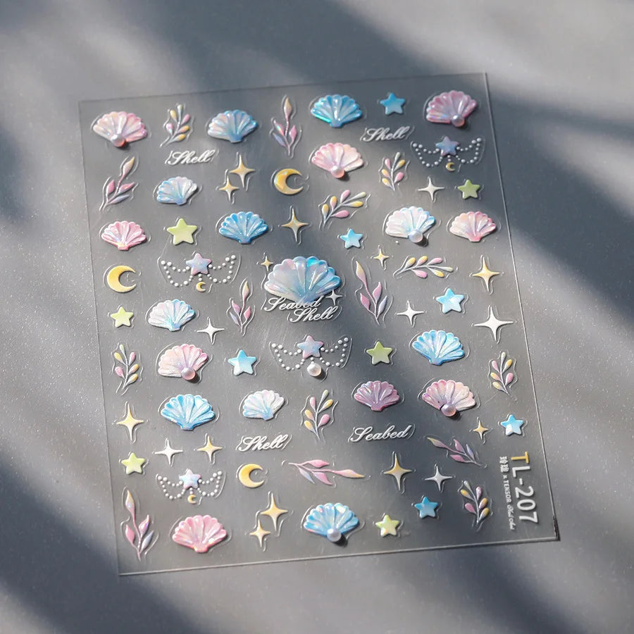 Soft Relief Decoration Nail Art Stickers