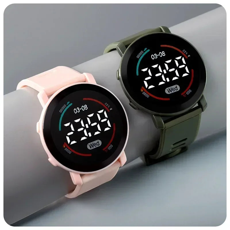 LED Digital Luminous Waterproof Sport Watch