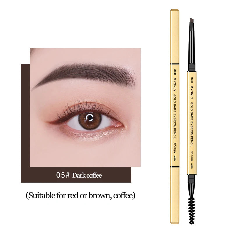 Double Head Waterproof Eyebrow Pencil