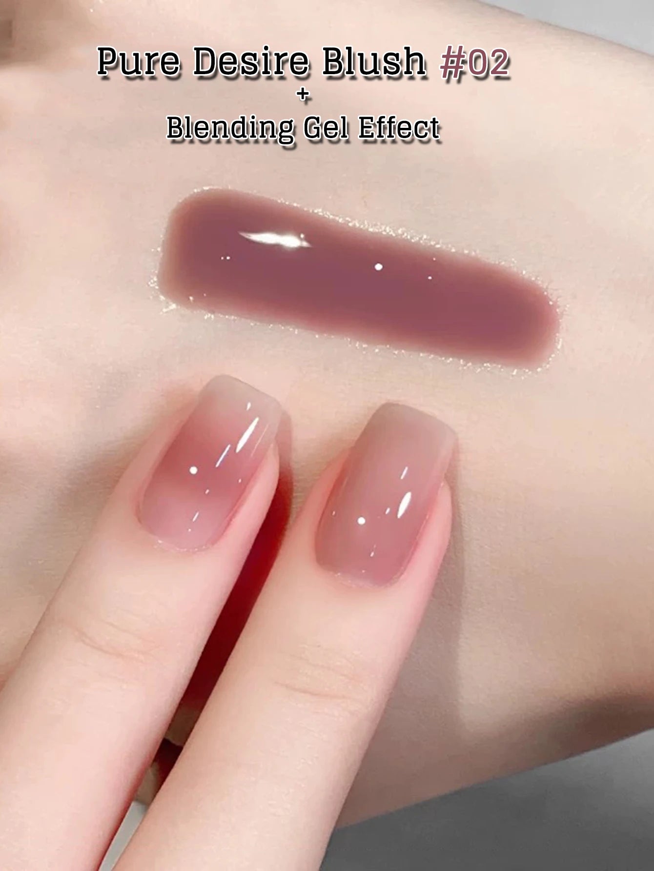 Pure Desire Blush Jelly Gel Nail Polish