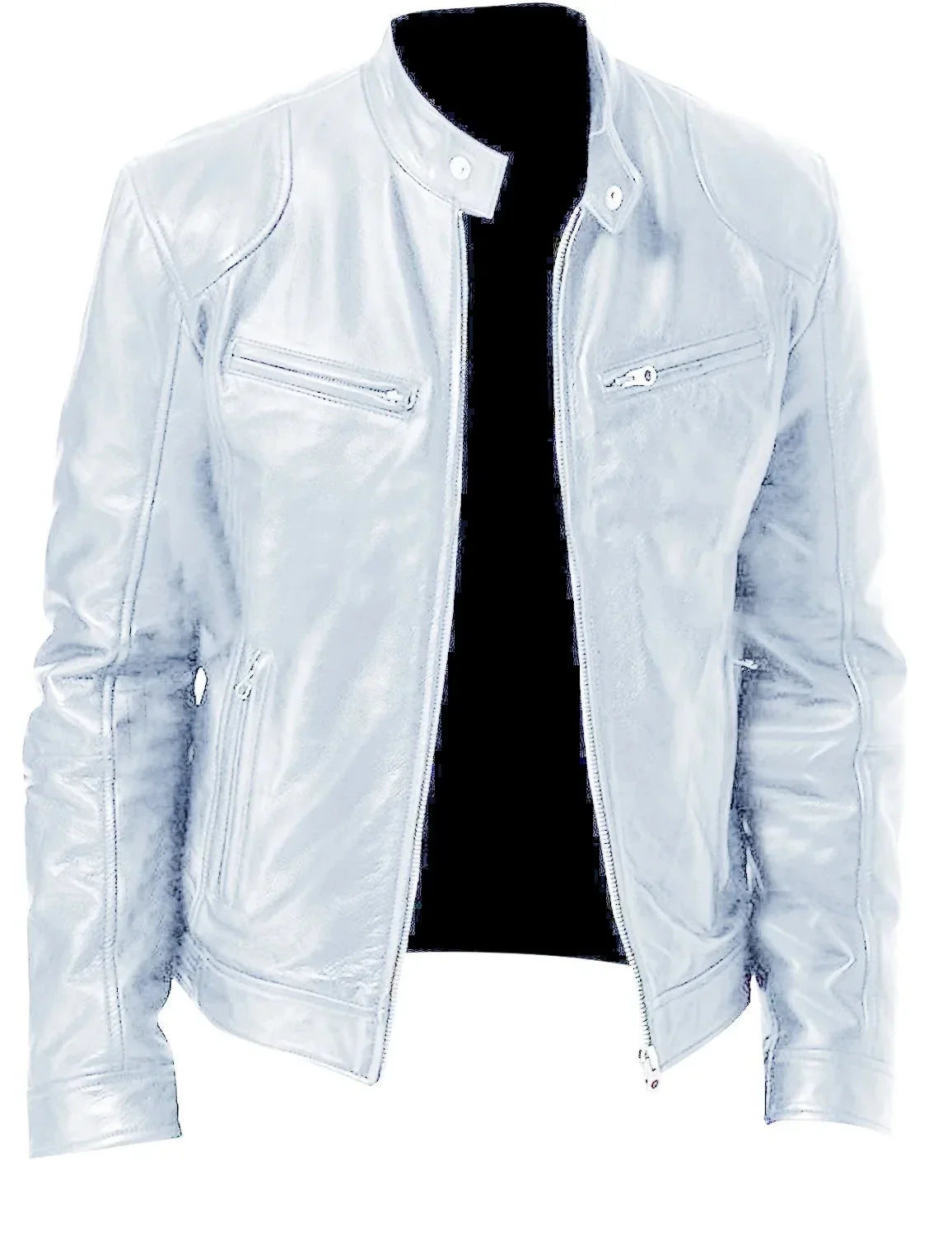 Winter Fashionable PU Leather Men Jacket