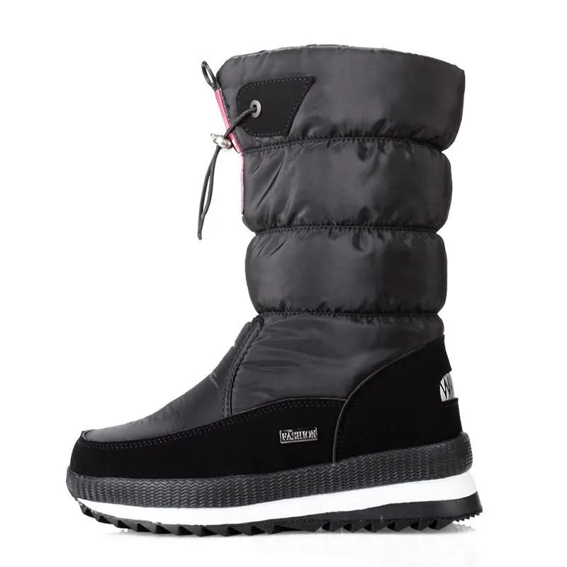 women's snow Warm Plush Mid-calf Boots