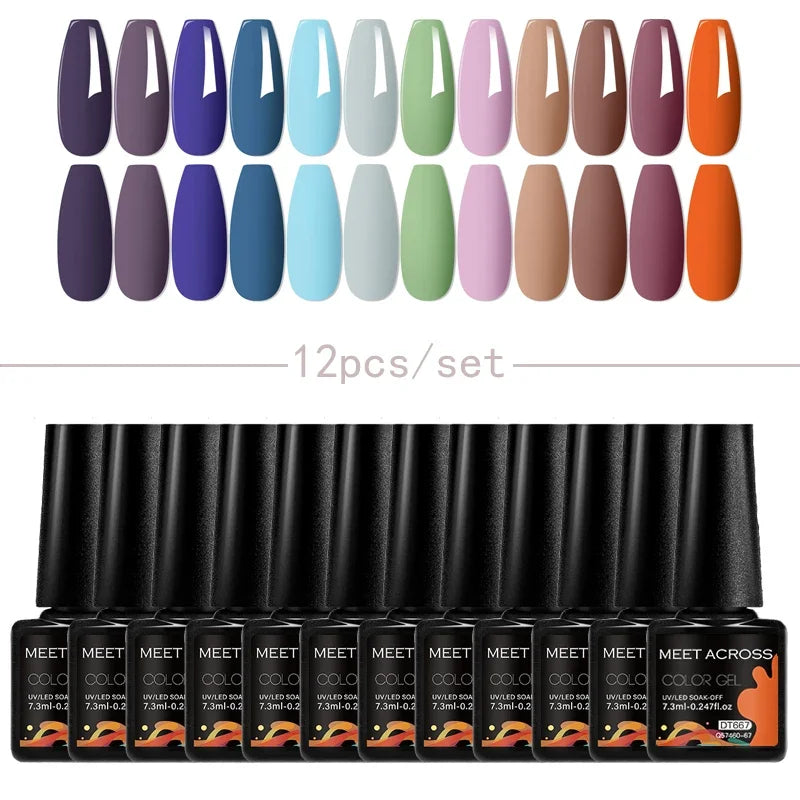 Gel Nail Polish Set UV Gel LED Nail Art