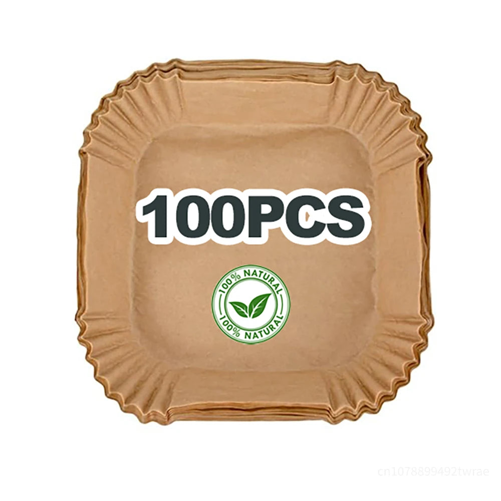 Air Fryer Baking Paper for Ninja Double Stack Air Fryer SL400,SL300EU, Air Fryer No Cleaning Baking Paper Airfryer Accessories