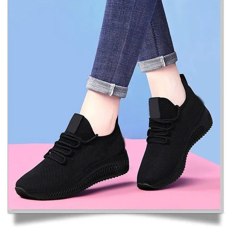 Fashionable Breathable Round Toe Sneakers