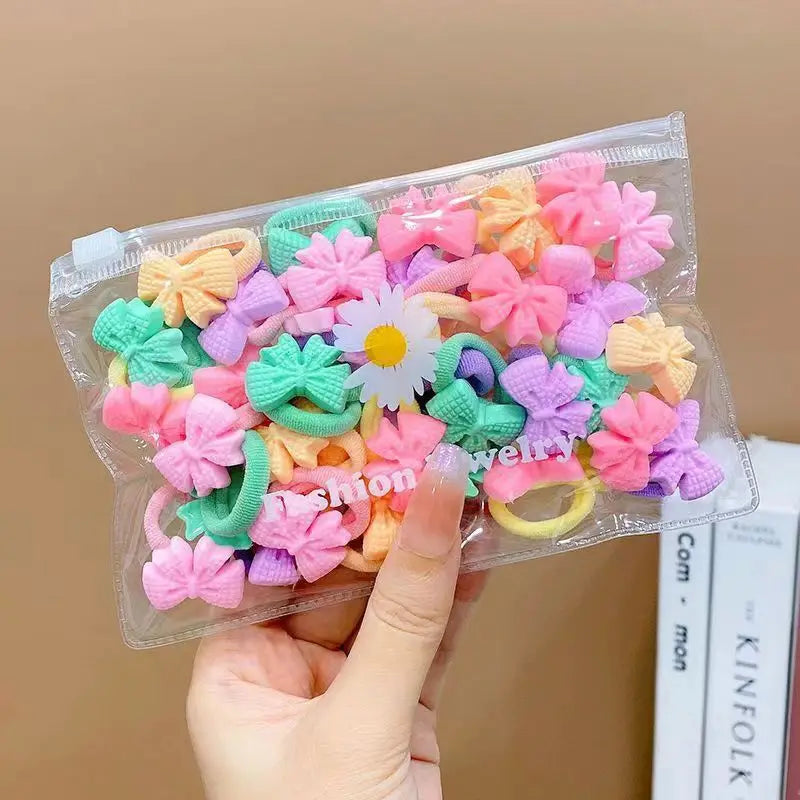 Cute Cartoon Rubber Elastic Hair Bands