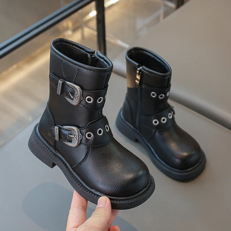 Fashion Metal Belt Buckle Decoration Riding Boot