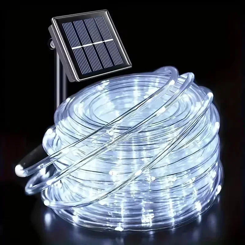 Solar Rope Outdoor Fairy String Lights