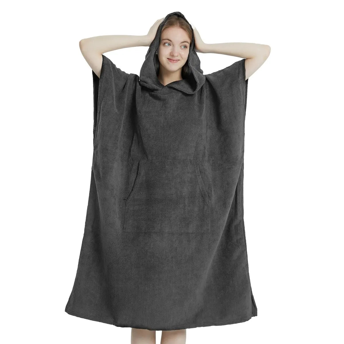 Quick-Dry Towel Hoodie Microfiber