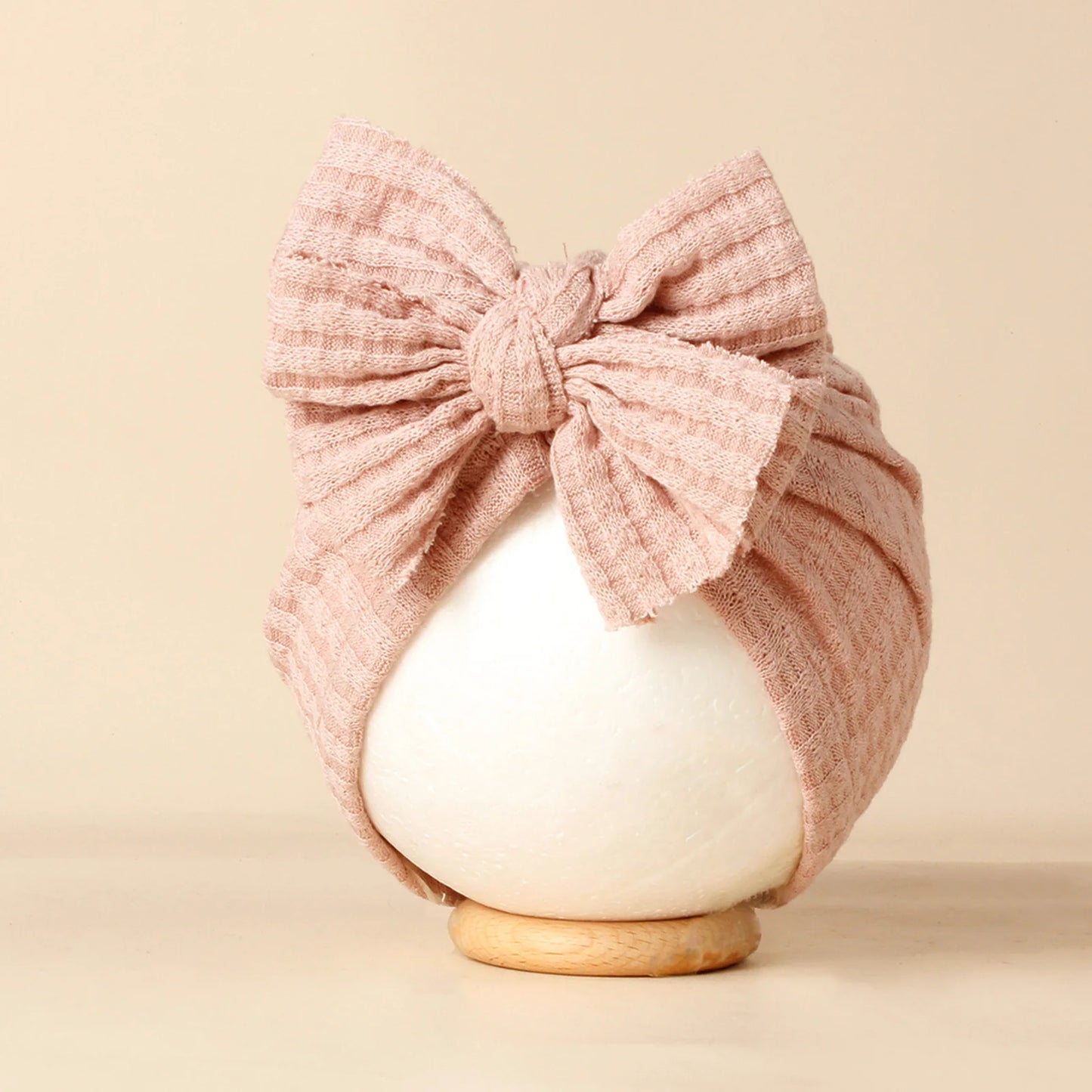 Lovely Bow knot Knitted Baby Head Wraps