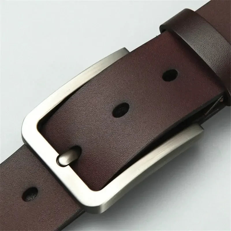 Business Leisure Men's Alloy Pin Buckle Belts