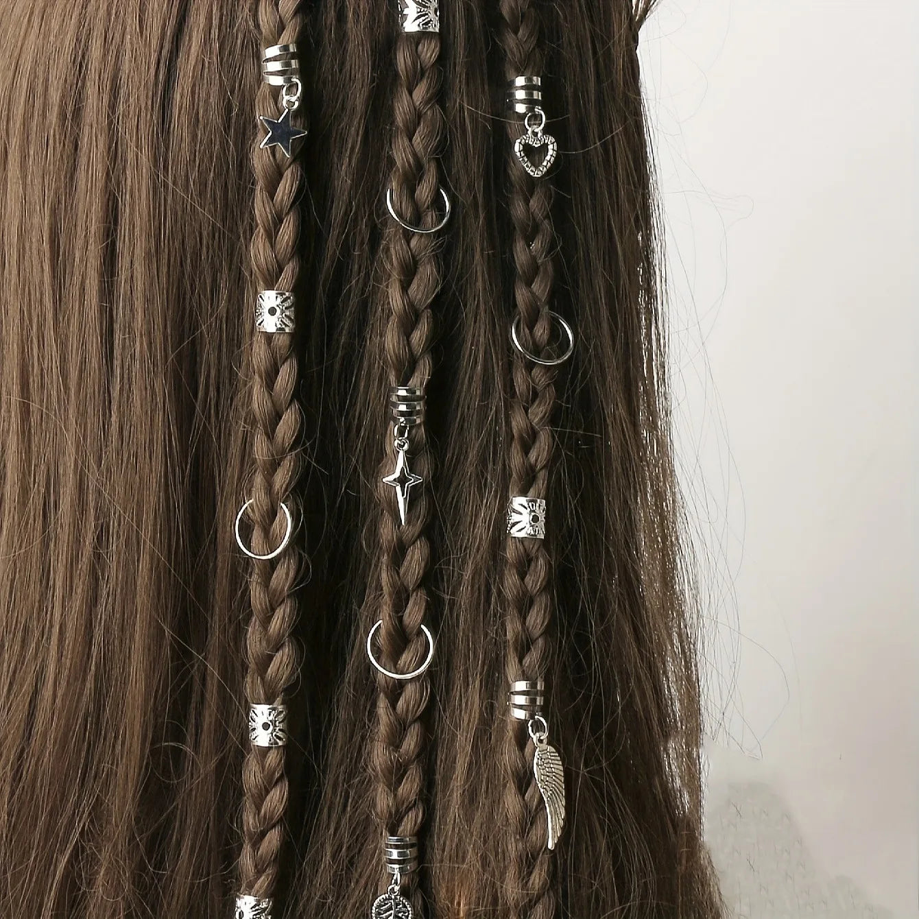 Alloy Braid Dread lock Hippie Style Hair Ring