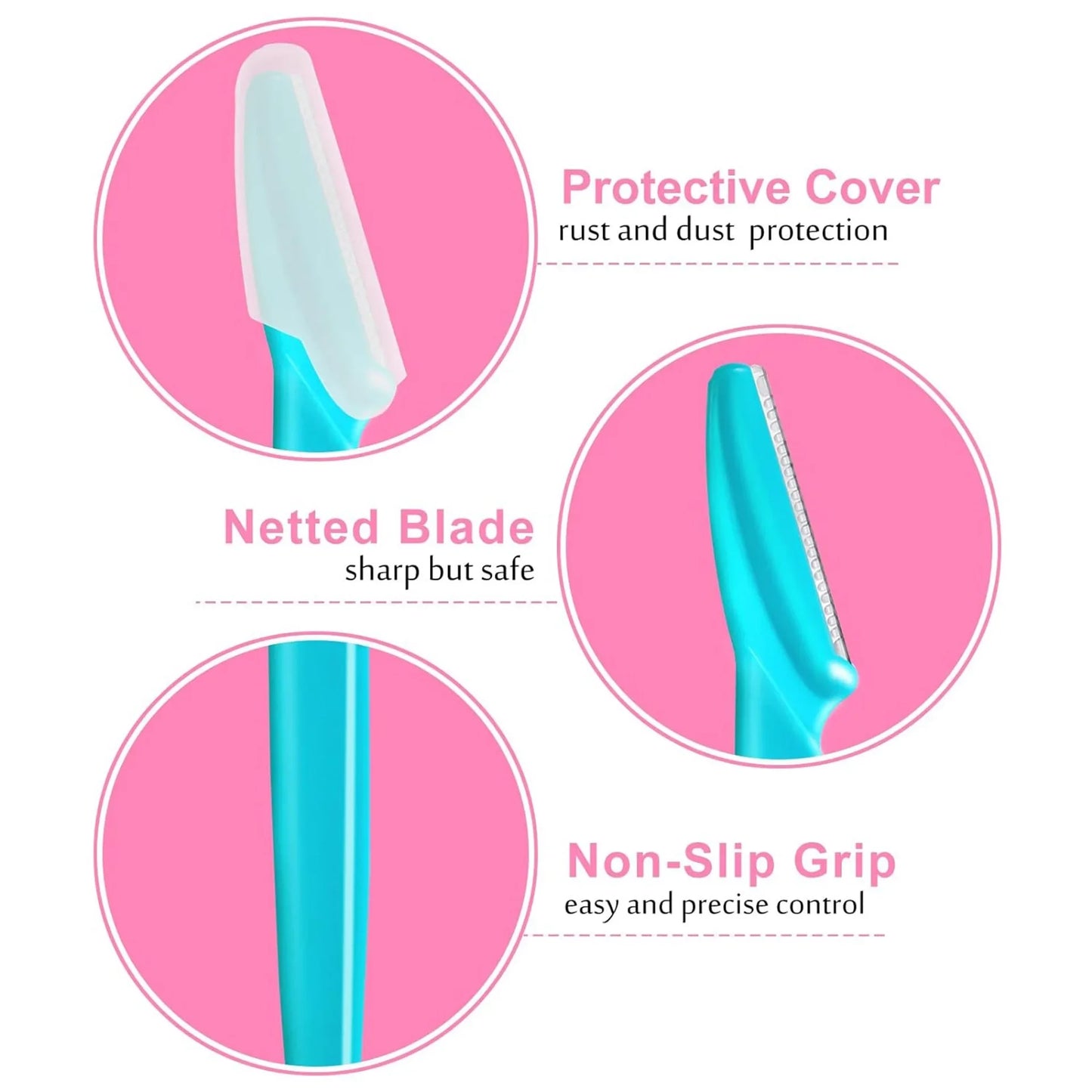10/40 Pcs Eyebrow Trimmer Face Blade