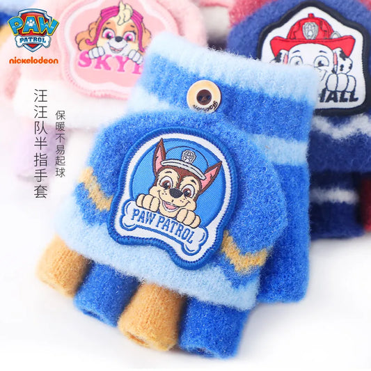 Genuine Paw Patrol Baby Knitted Flip fingers Gloves