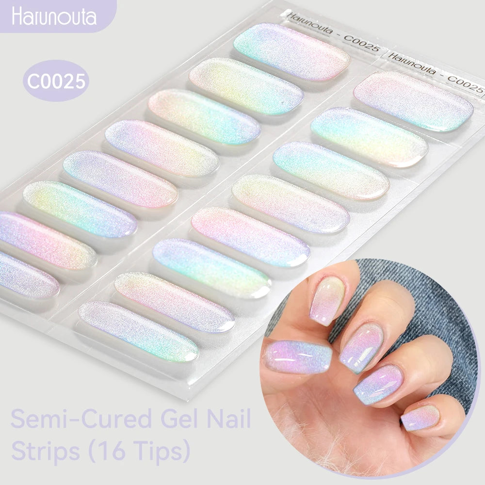Semi Cured Gel Nail Sticker