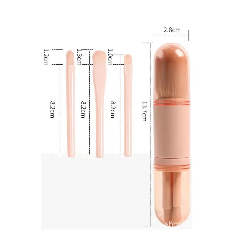4 In 1 Makeup Convenient  Brush
