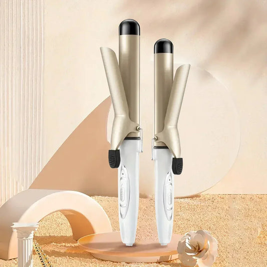1pc US Ceramic Curling Wand - Professional Hair Curler for Effortless Waves & Curls, Quick Heating, Adjustable Temperature