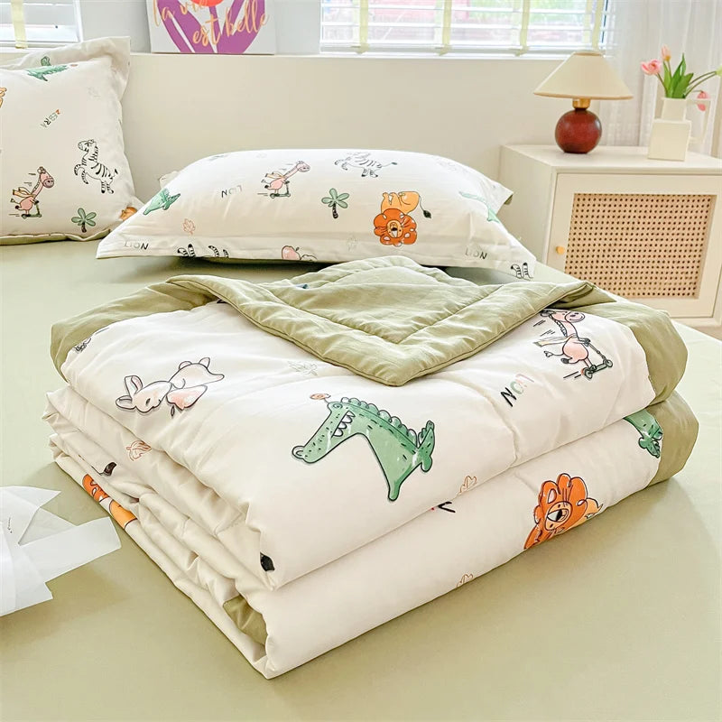 Printed Thin Duvet Blanket