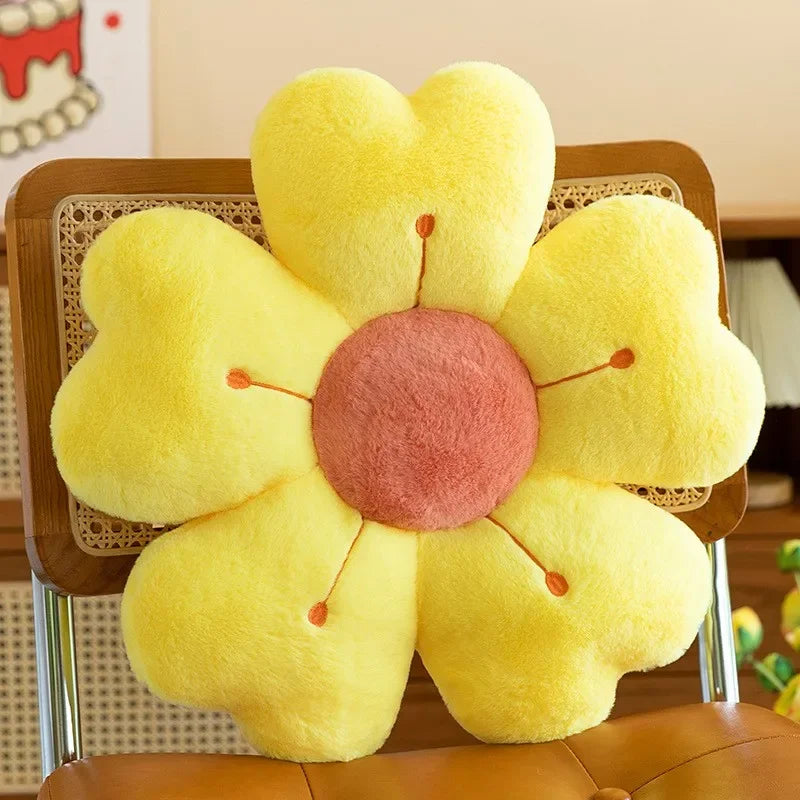 Sunflower Pillow Daisy Seat Cushion